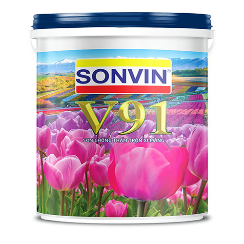 SƠN CHỐNG THẤM TRỘN XI MĂNG SONVIN 91